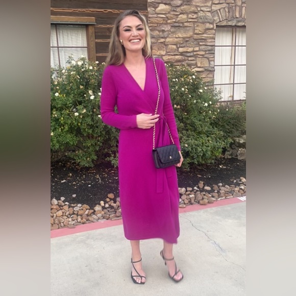 Astrid dress in red purple - Picture 2 of 2